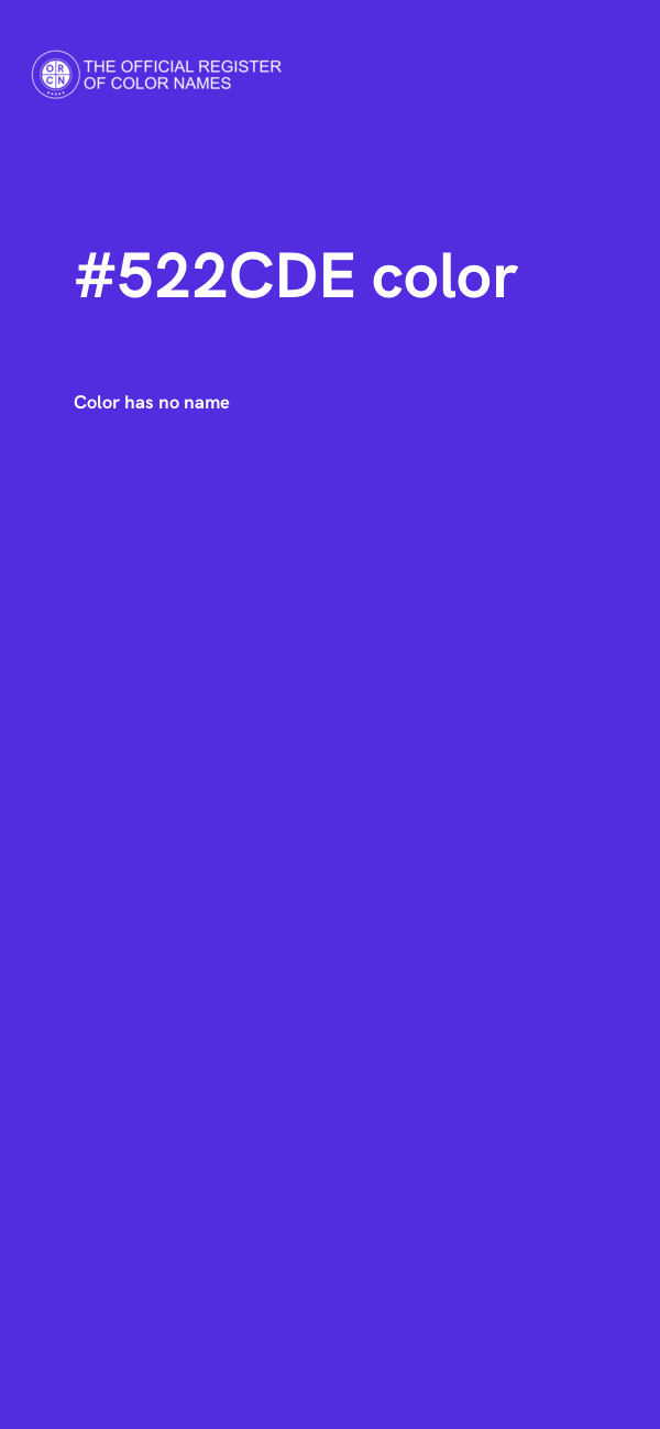 #522CDE color image