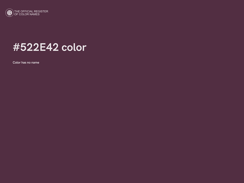 #522E42 color image