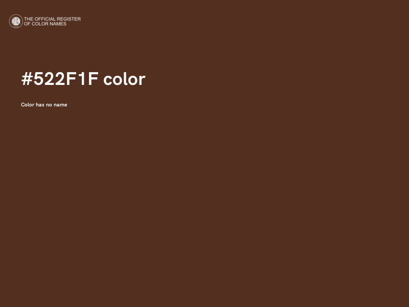 #522F1F color image