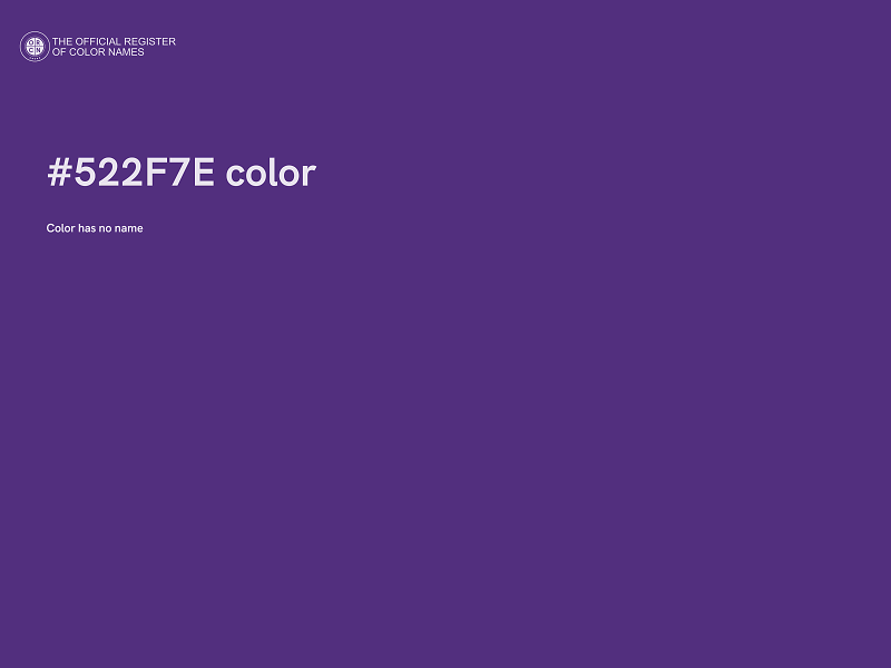 #522F7E color image