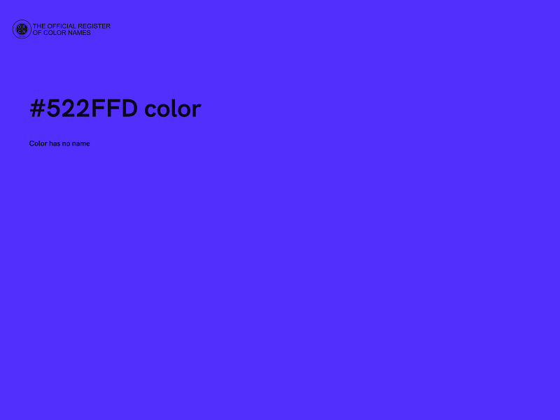 #522FFD color image