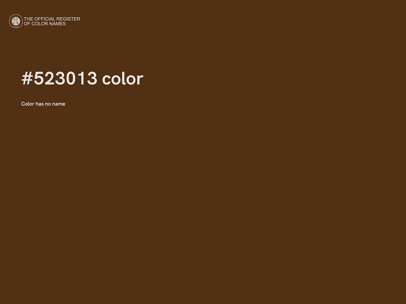 #523013 color image