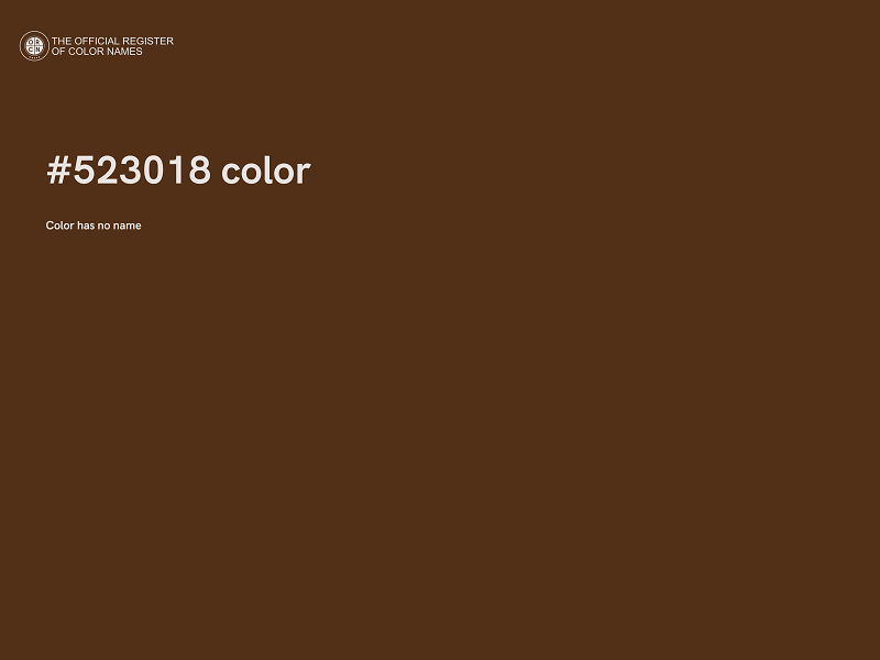 #523018 color image