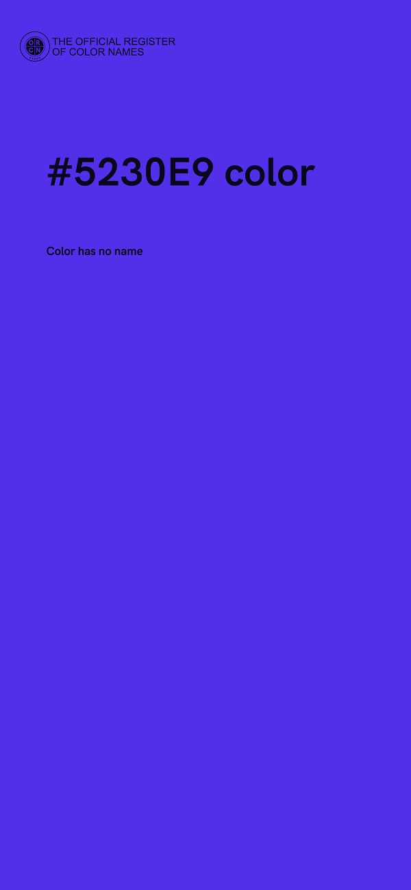 #5230E9 color image
