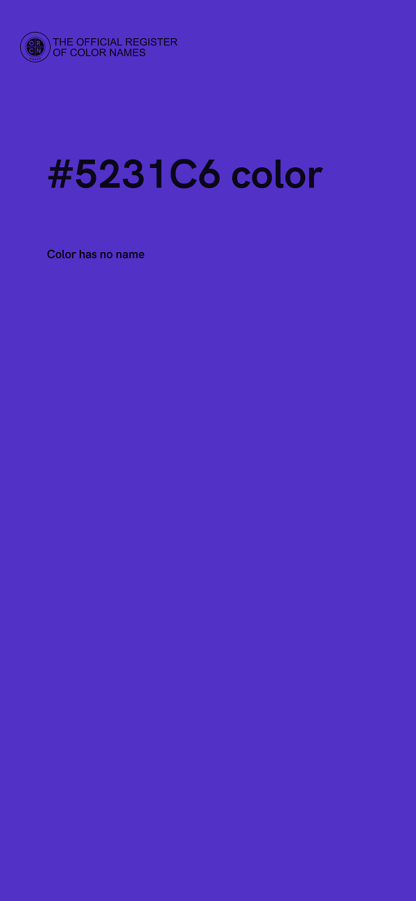 #5231C6 color image