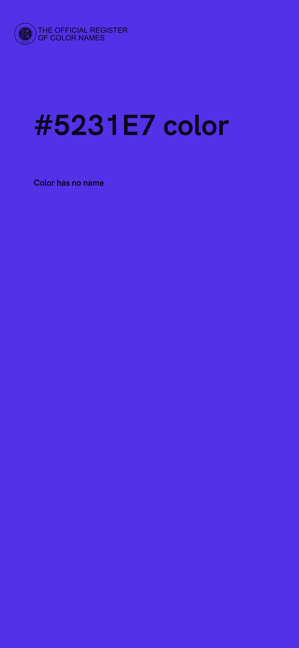 #5231E7 color image