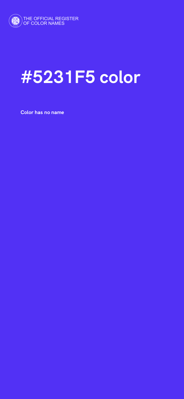 #5231F5 color image
