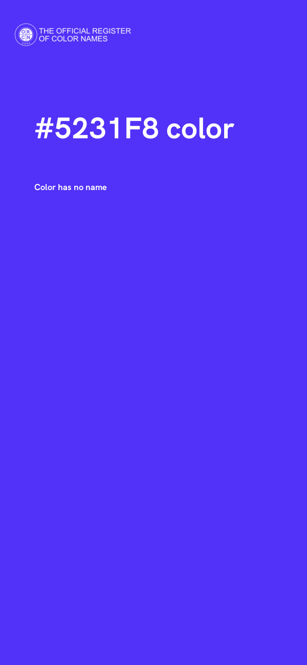 #5231F8 color image