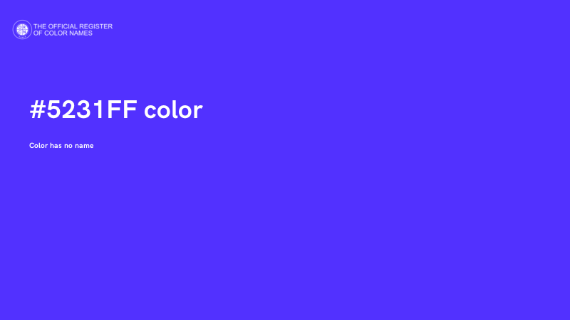 #5231FF color image