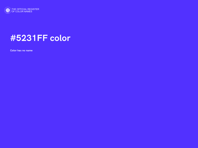 #5231FF color image