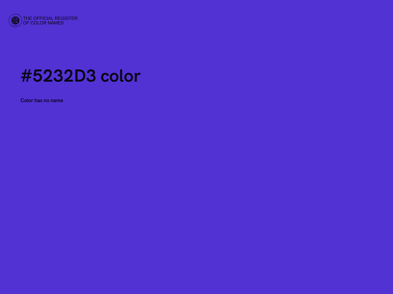 #5232D3 color image