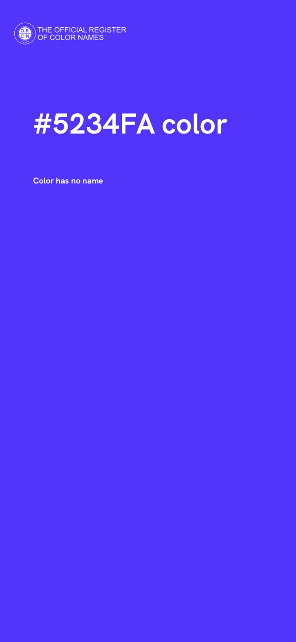 #5234FA color image