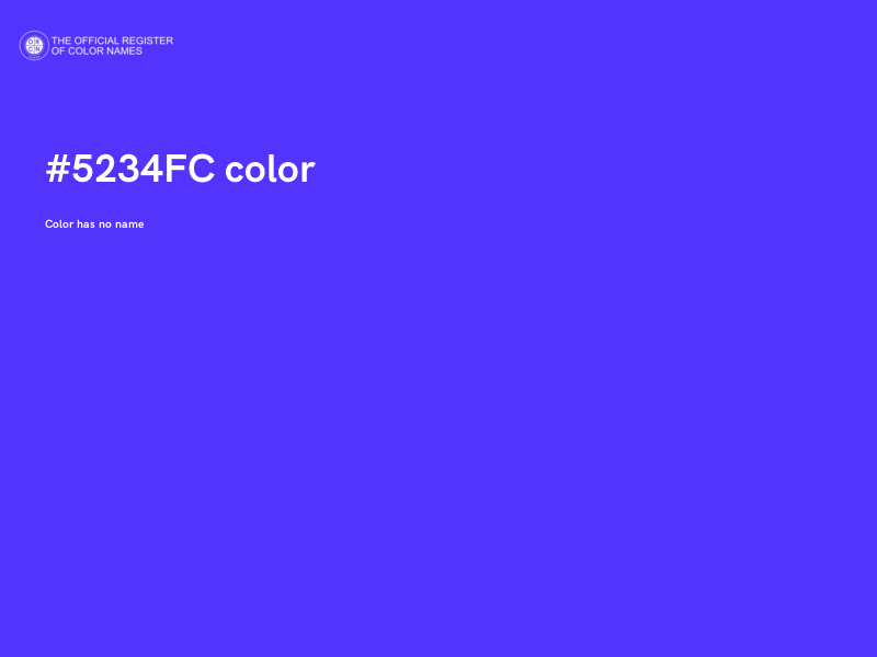 #5234FC color image