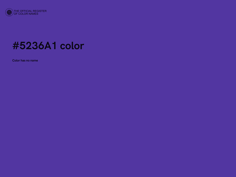 #5236A1 color image
