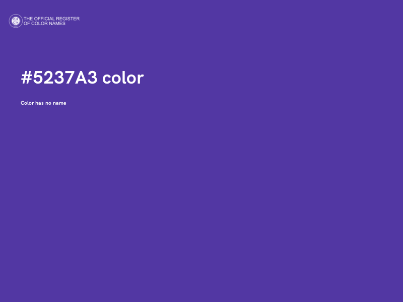#5237A3 color image