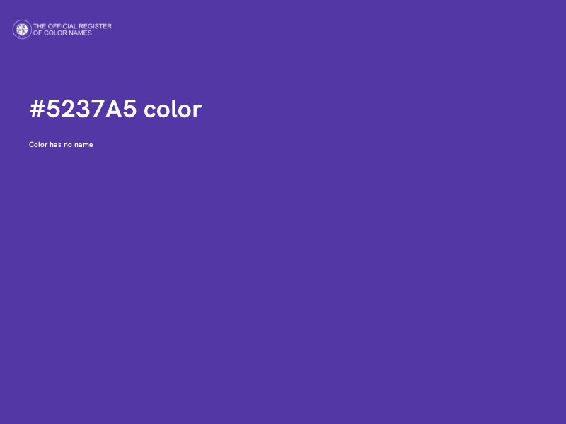 #5237A5 color image