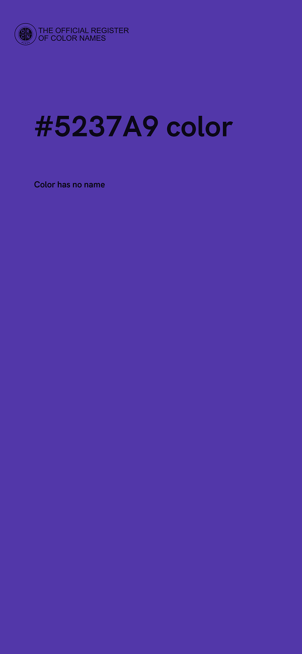 #5237A9 color image
