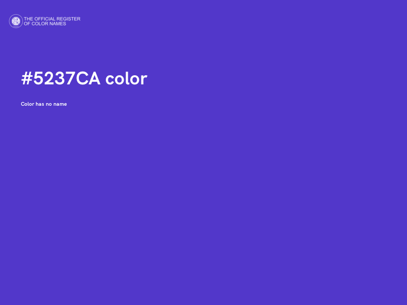 #5237CA color image