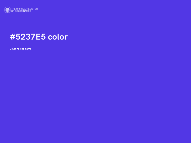 #5237E5 color image