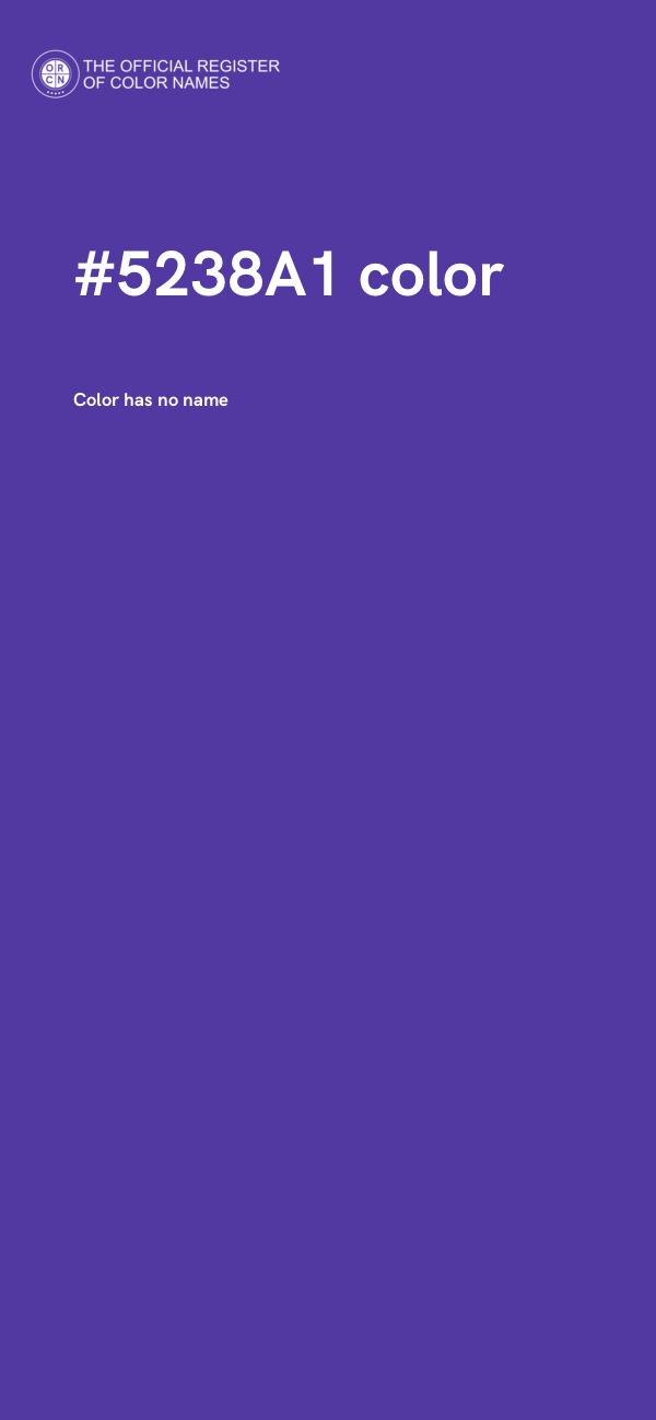 #5238A1 color image