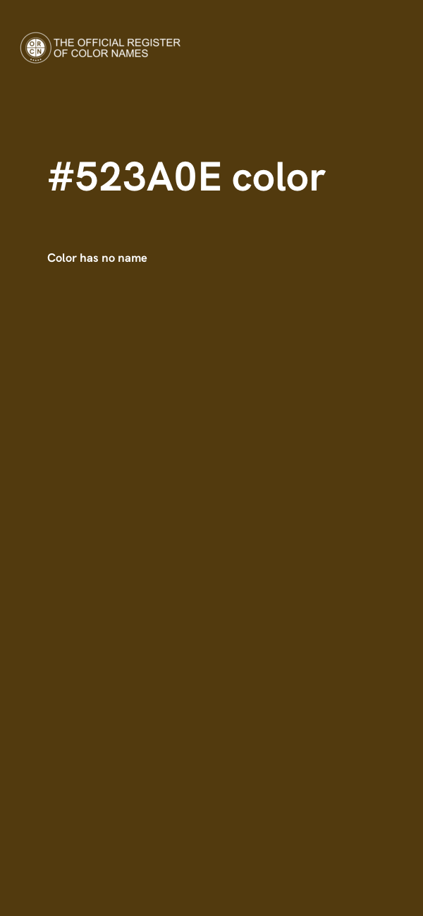#523A0E color image
