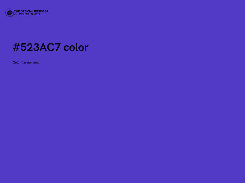 #523AC7 color image