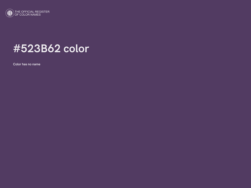 #523B62 color image