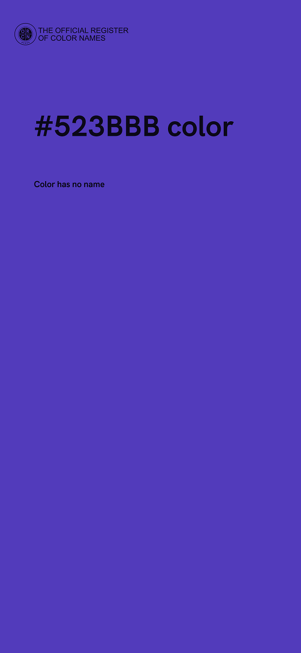 #523BBB color image