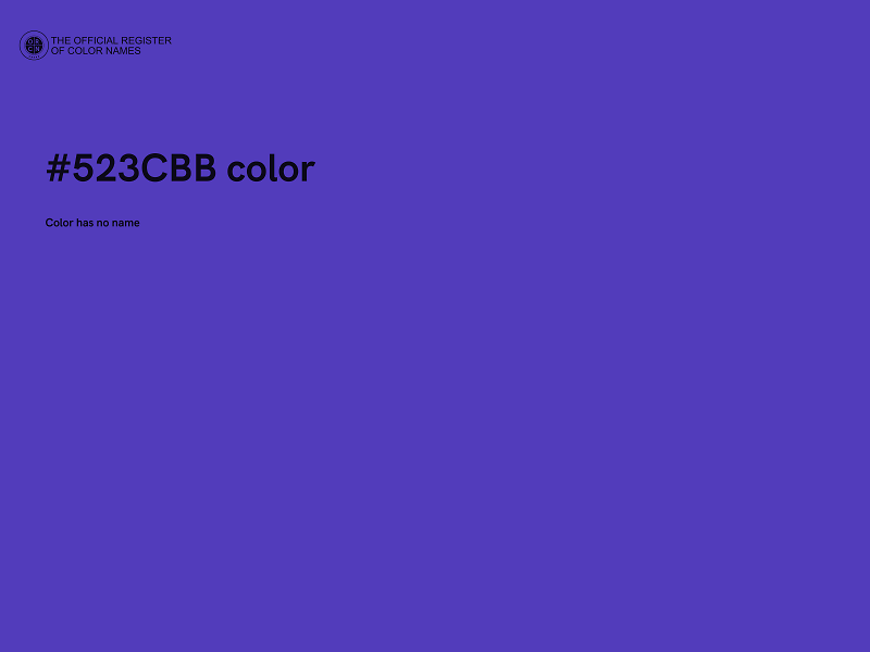 #523CBB color image
