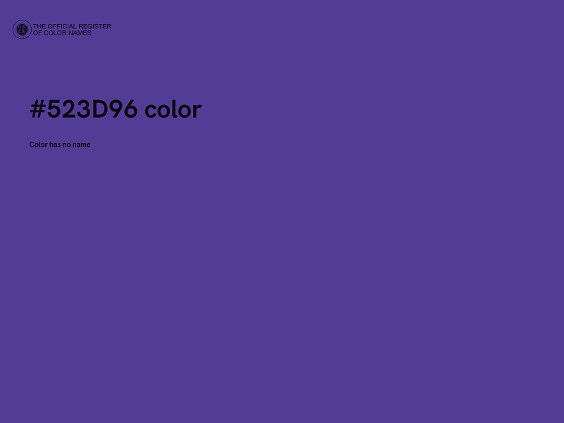 #523D96 color image