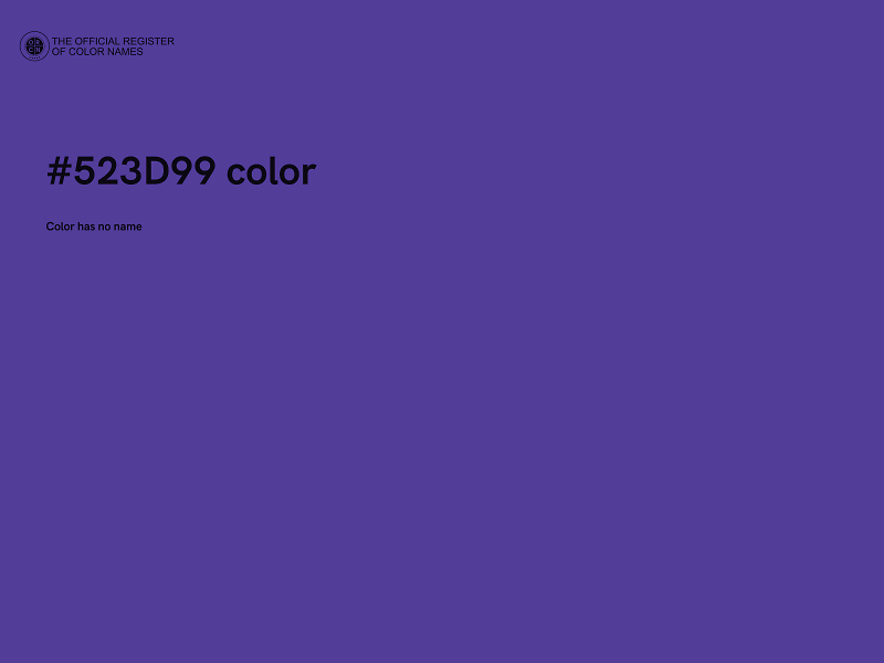 #523D99 color image