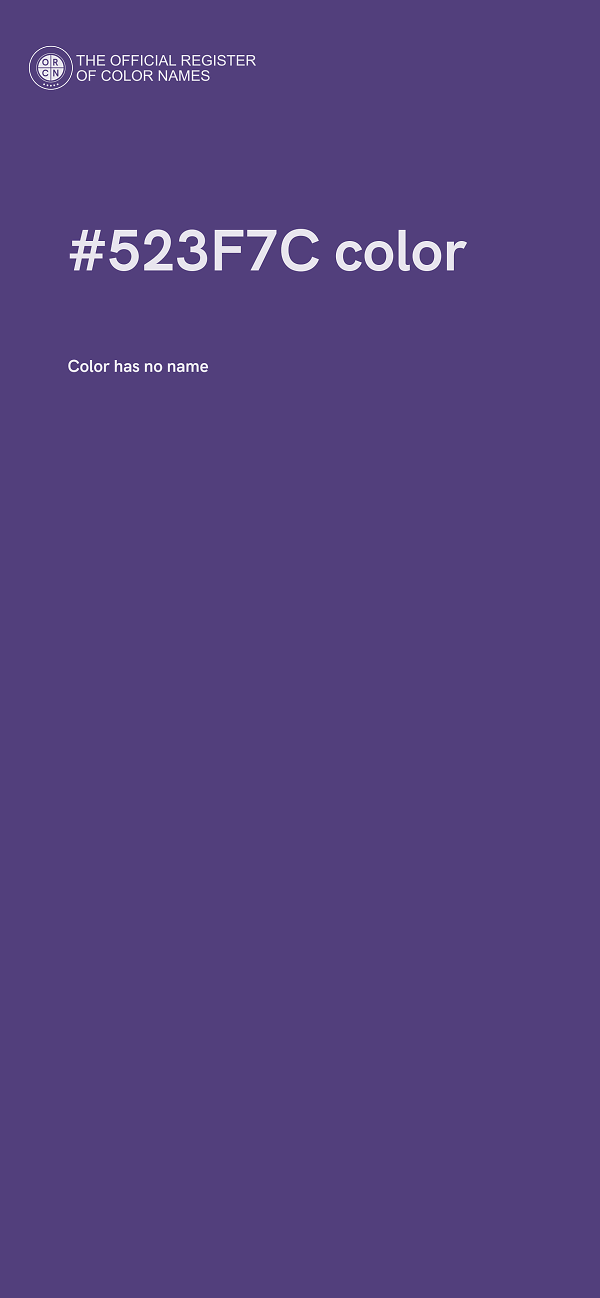 #523F7C color image