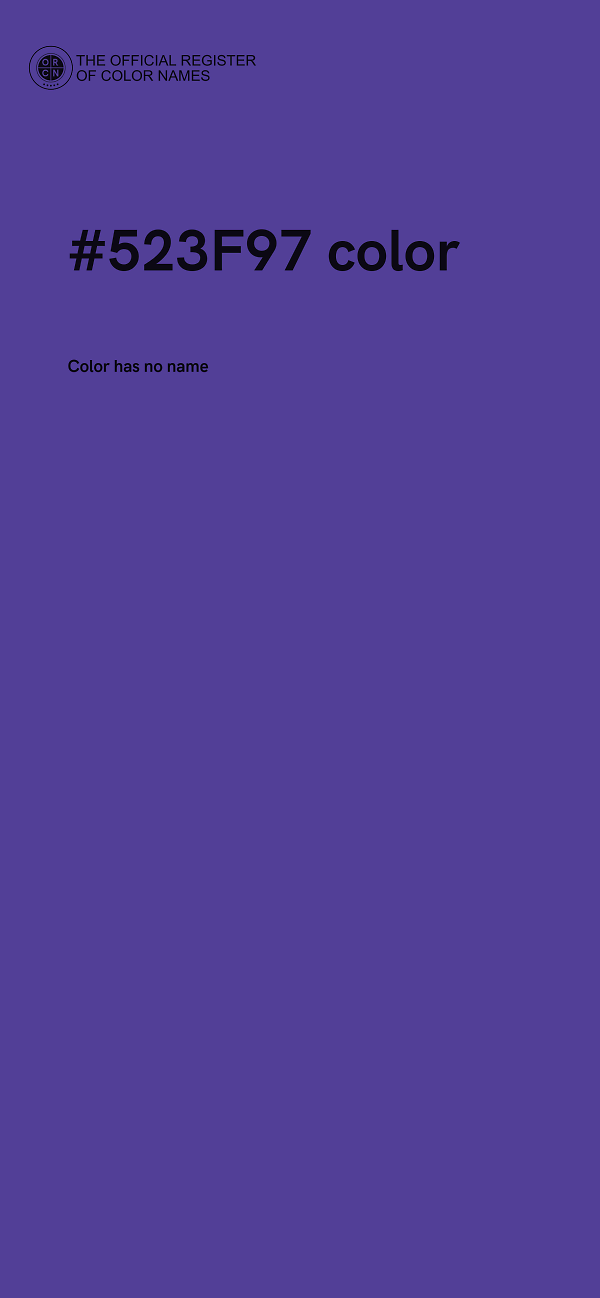#523F97 color image