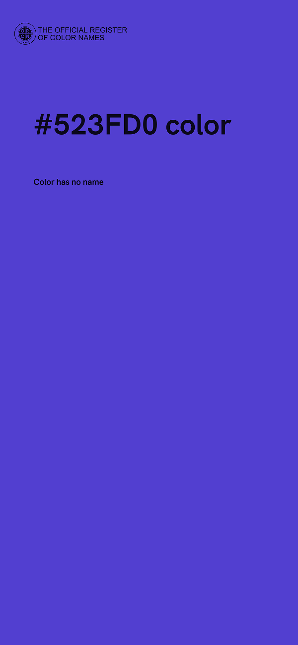 #523FD0 color image