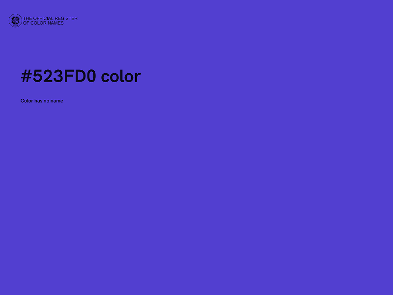 #523FD0 color image
