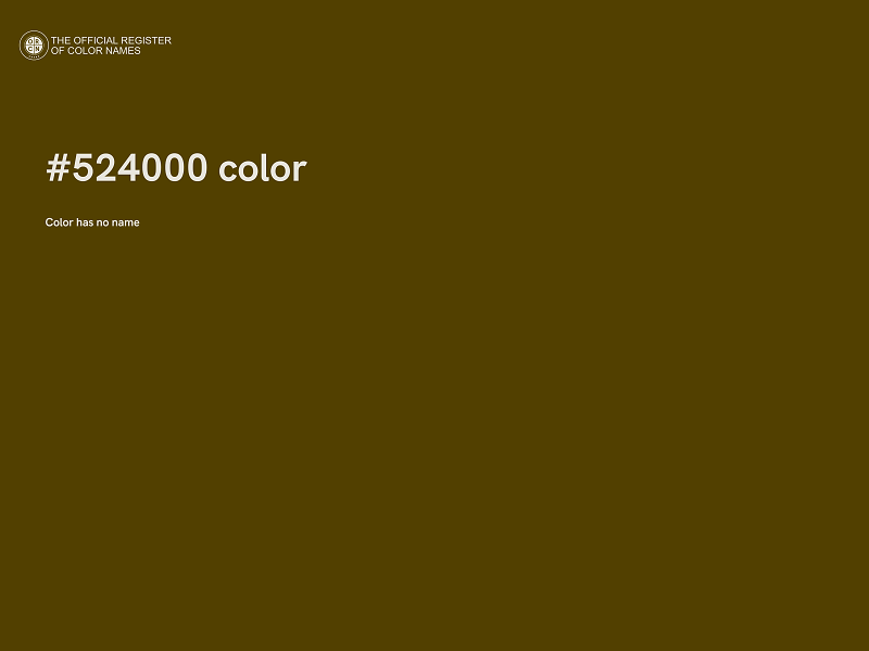 #524000 color image
