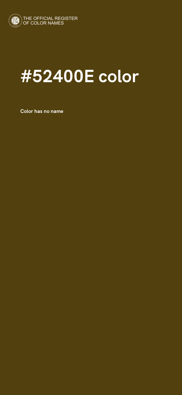#52400E color image