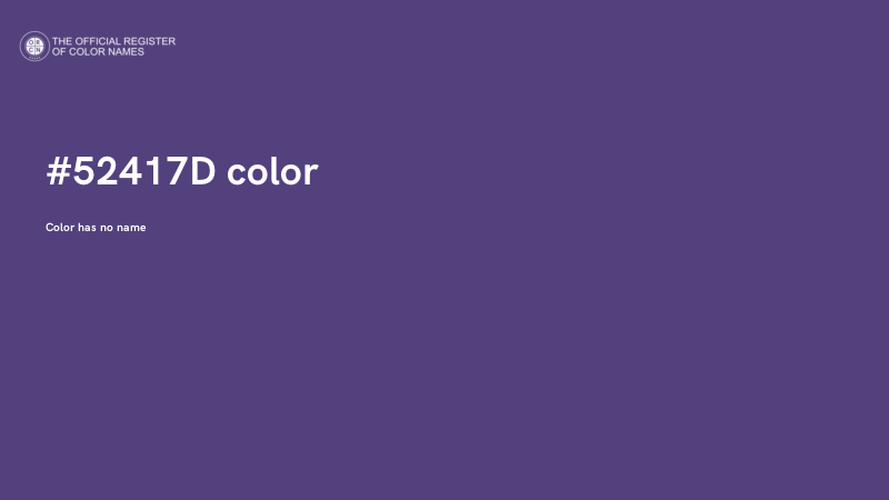 #52417D color image