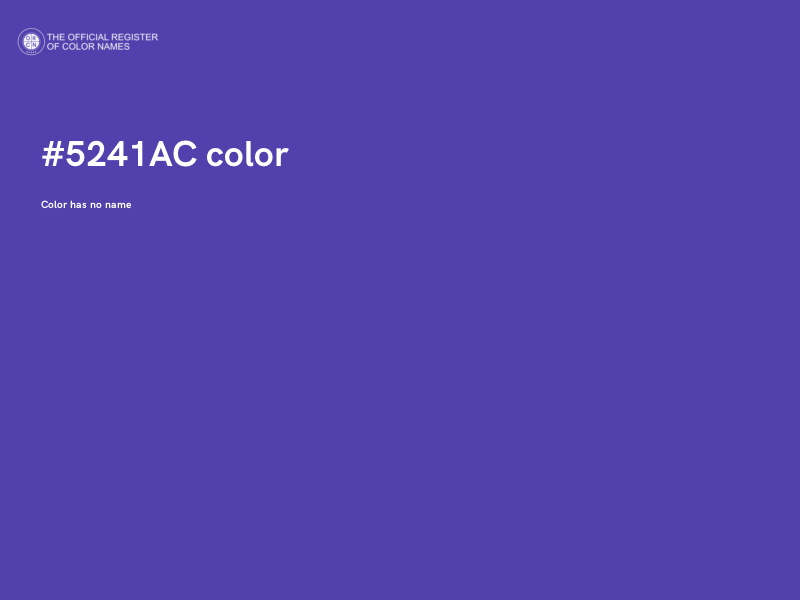#5241AC color image