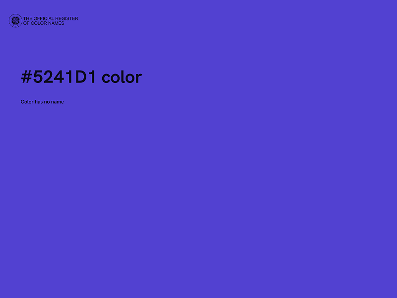 #5241D1 color image