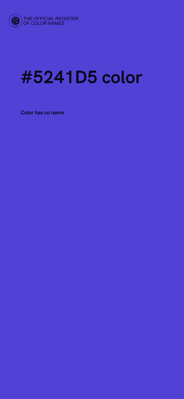 #5241D5 color image