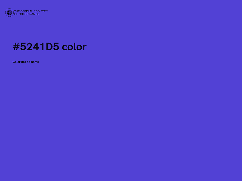 #5241D5 color image