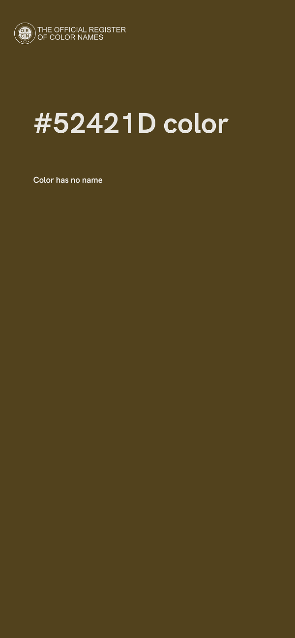 #52421D color image