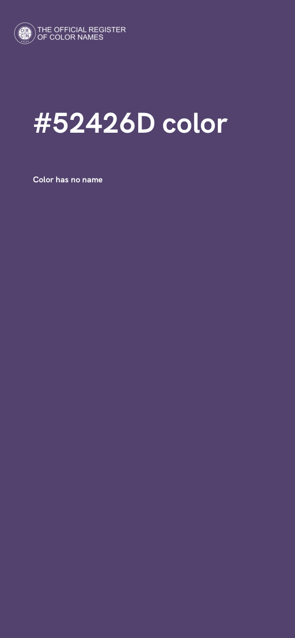 #52426D color image