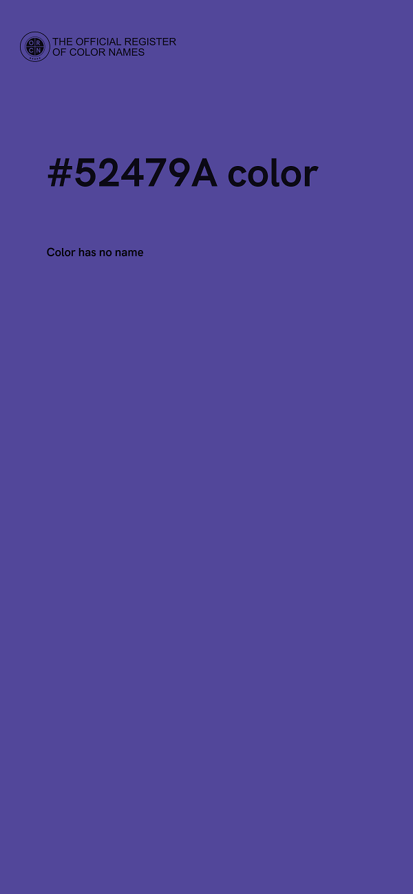#52479A color image