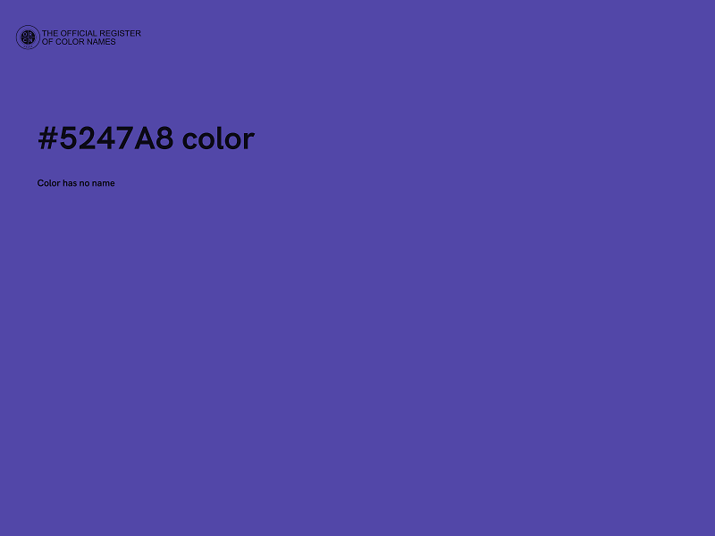 #5247A8 color image