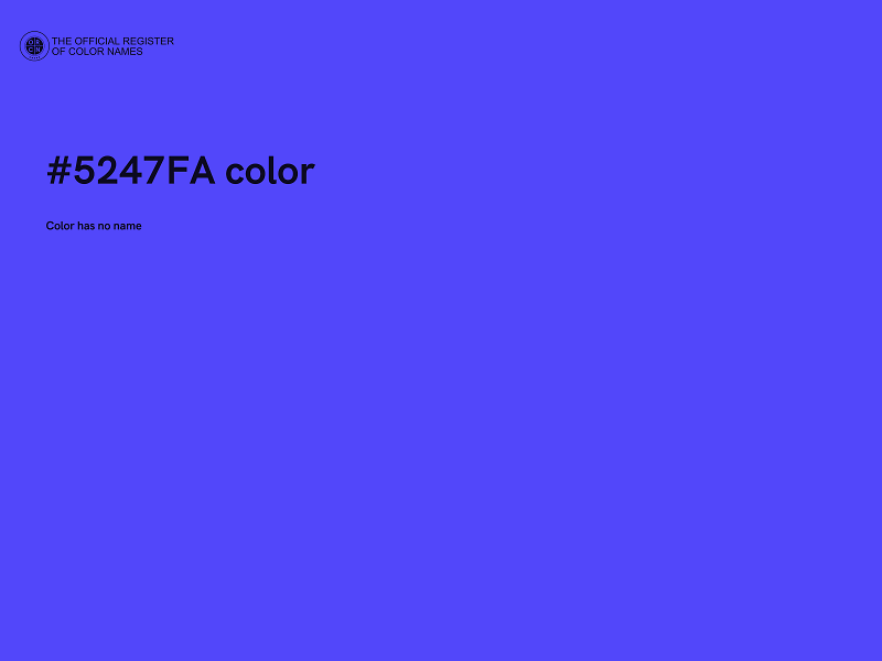 #5247FA color image