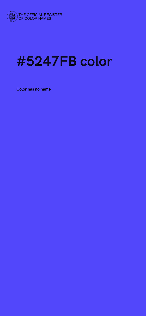 #5247FB color image