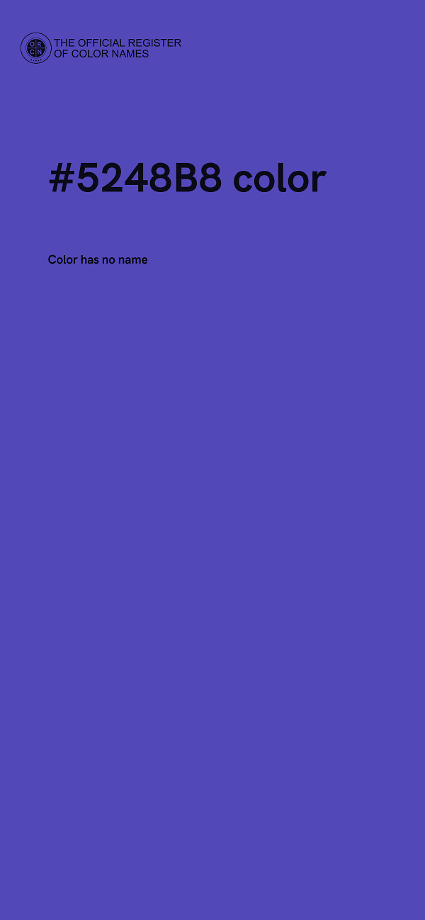 #5248B8 color image