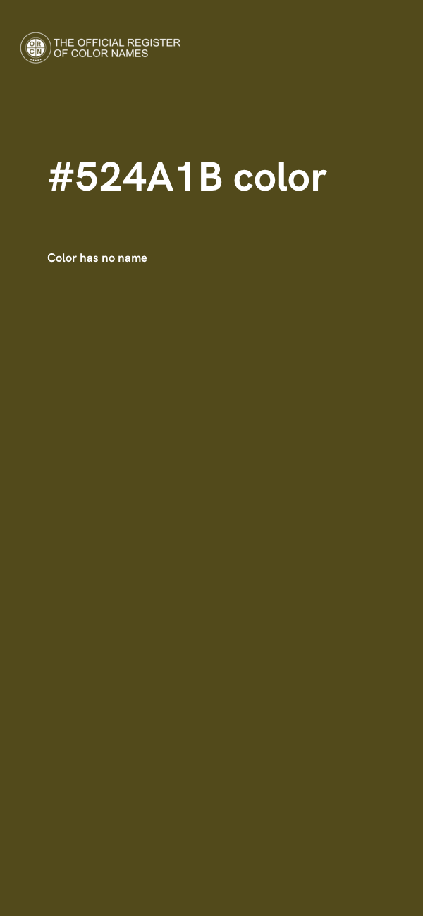 #524A1B color image